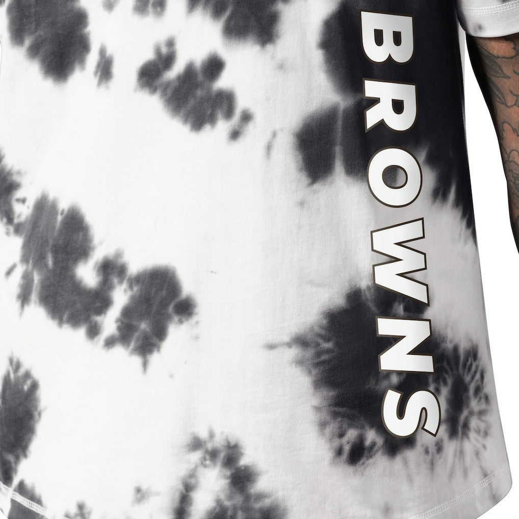 Cleveland Browns MSX by Michael Strahan Freestyle Tie-Dye T-Shirt - Black on sale