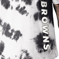 Cleveland Browns MSX by Michael Strahan Freestyle Tie-Dye T-Shirt - Black on sale