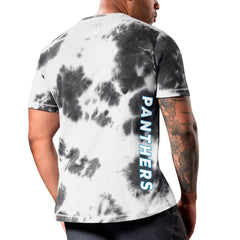 Carolina Panthers MSX by Michael Strahan Freestyle Tie-Dye T-Shirt - Black outlet