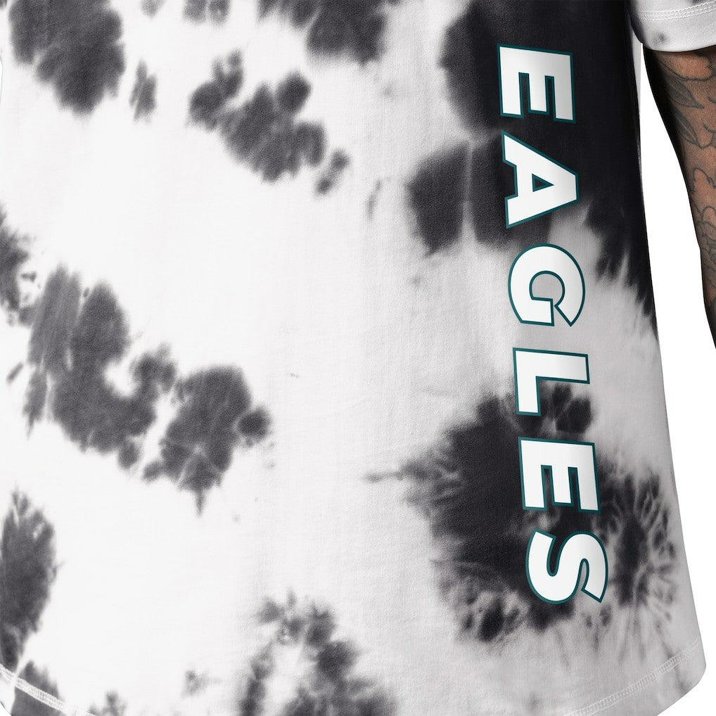 Philadelphia Eagles MSX by Michael Strahan Freestyle Tie-Dye T-Shirt - Black cheap