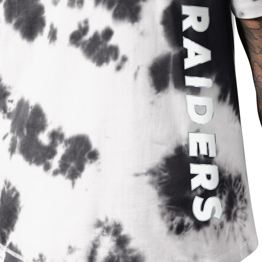 Las Vegas Raiders MSX by Michael Strahan Freestyle Tie-Dye T-Shirt - Black for sale