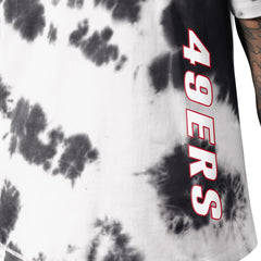 San Francisco 49ers MSX by Michael Strahan Freestyle Tie-Dye T-Shirt - Black cheap
