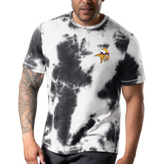 Minnesota Vikings MSX by Michael Strahan Freestyle Tie-Dye T-Shirt - Black discount