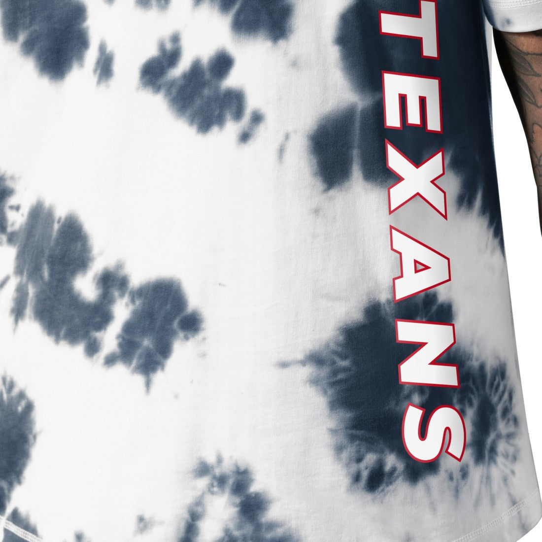 Houston Texans MSX by Michael Strahan Freestyle Tie-Dye T-Shirt - Navy outlet
