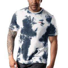 New England Patriots MSX by Michael Strahan Freestyle Tie-Dye T-Shirt - Navy outlet