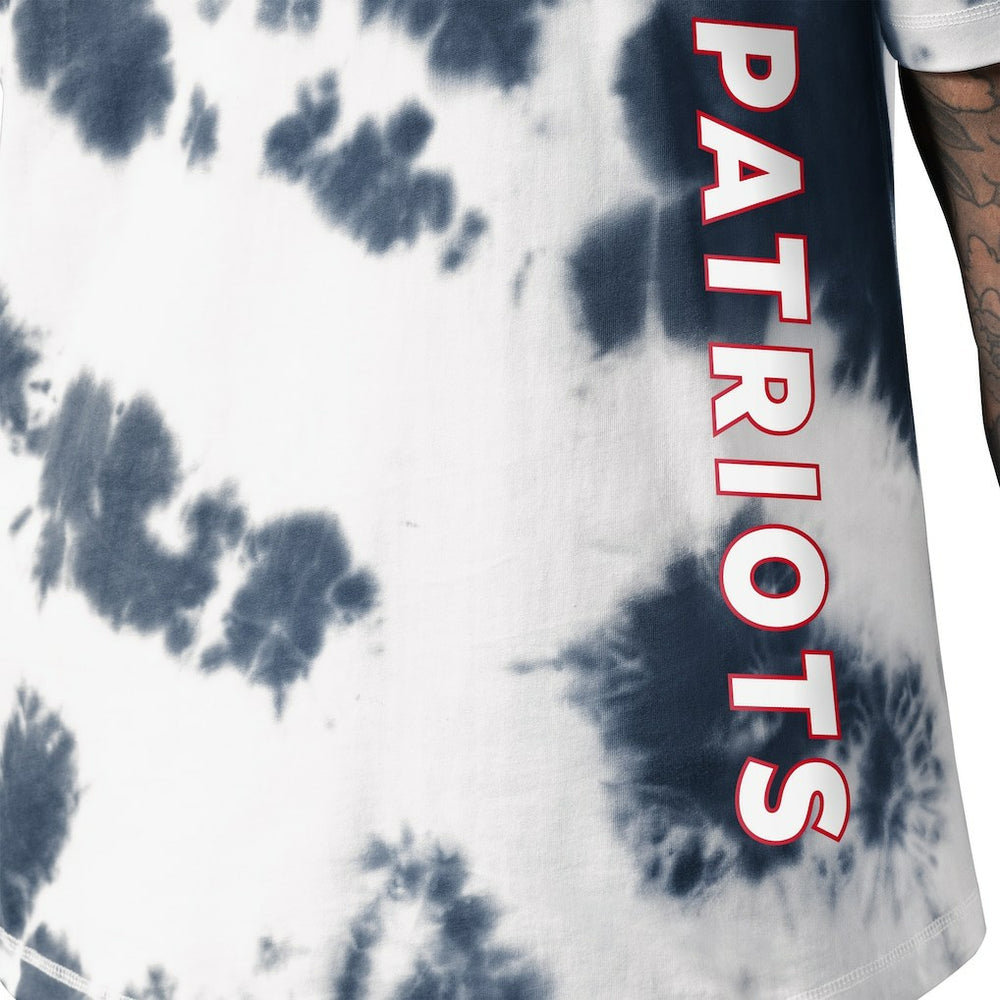 New England Patriots MSX by Michael Strahan Freestyle Tie-Dye T-Shirt - Navy outlet
