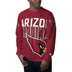 Arizona Cardinals Starter Clutch Hit Long Sleeve T-Shirt - Cardinal outlet