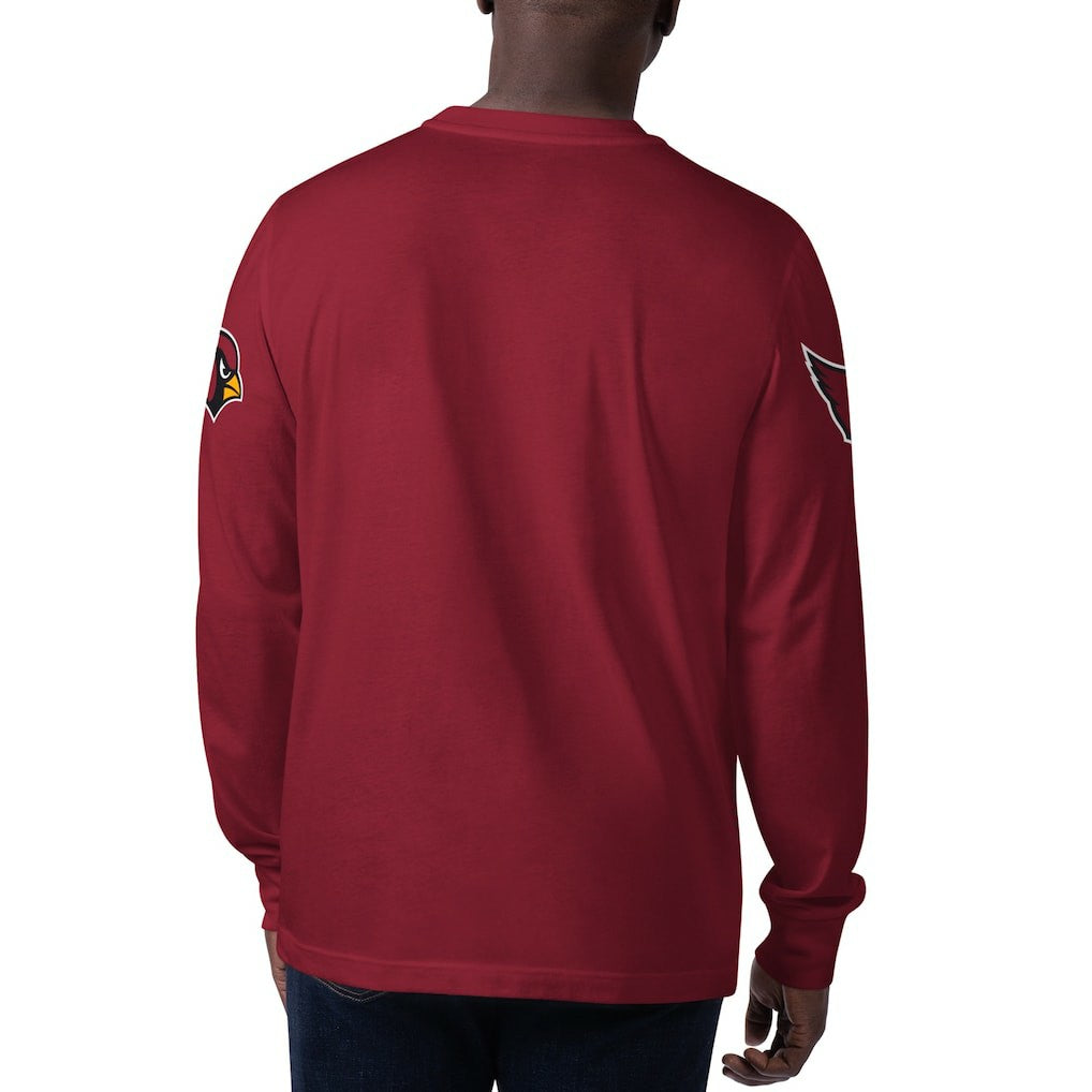 Arizona Cardinals Starter Clutch Hit Long Sleeve T-Shirt - Cardinal outlet