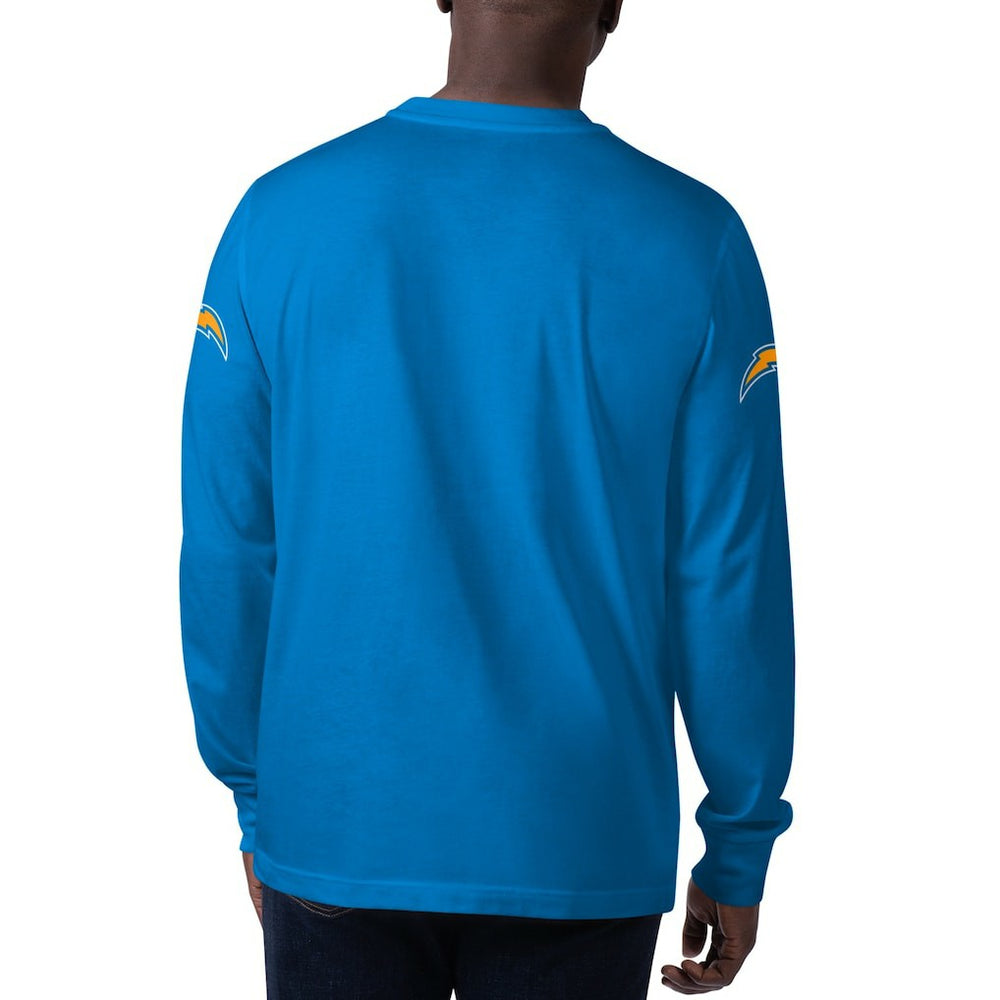 Los Angeles Chargers Starter Clutch Hit Long Sleeve T-Shirt - Powder Blue online