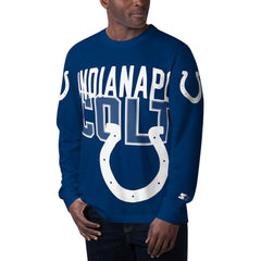 Indianapolis Colts Starter Clutch Hit Long Sleeve T-Shirt - Royal for sale
