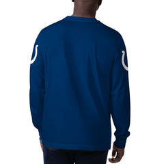 Indianapolis Colts Starter Clutch Hit Long Sleeve T-Shirt - Royal for sale