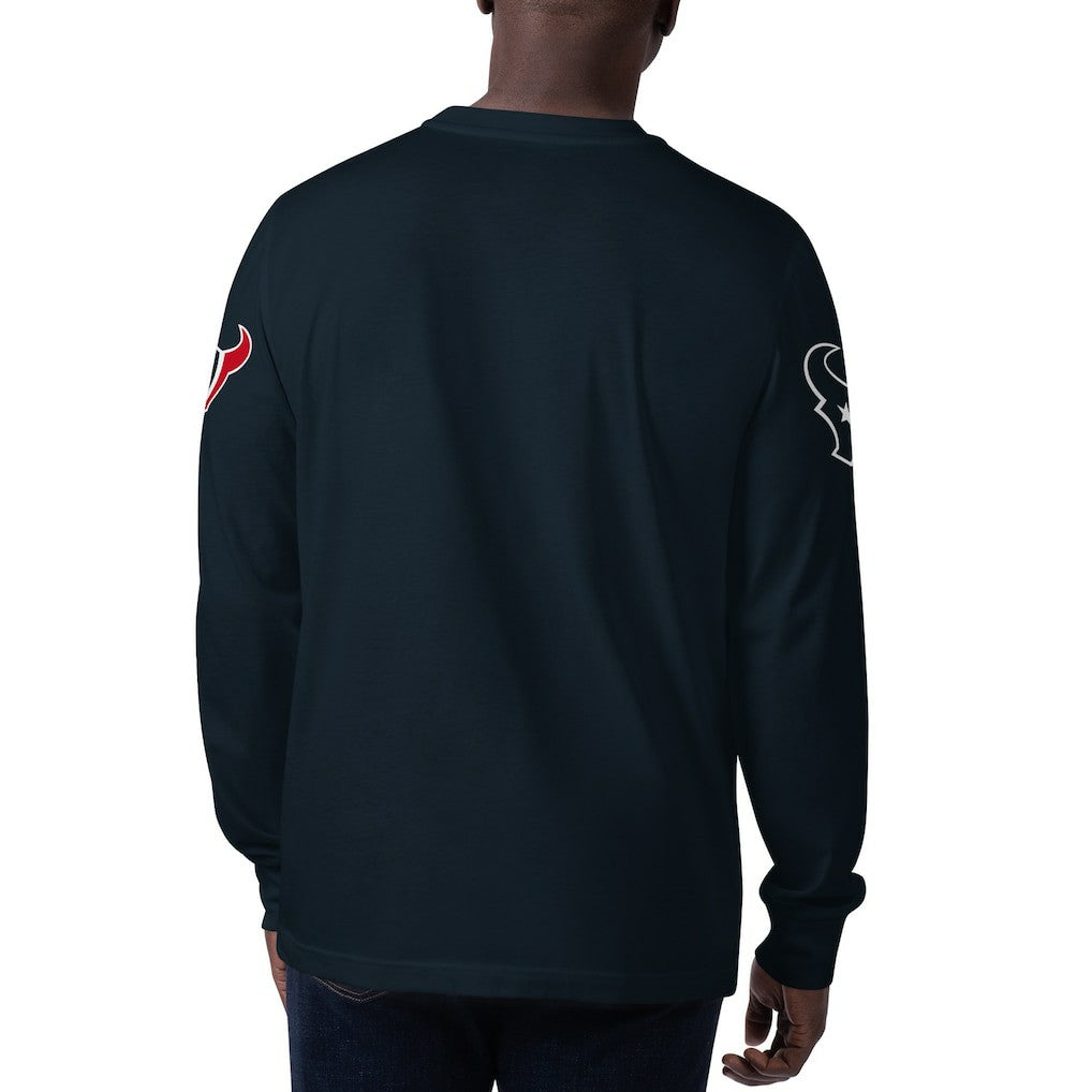 Houston Texans Starter Clutch Hit Long Sleeve T-Shirt - Navy online