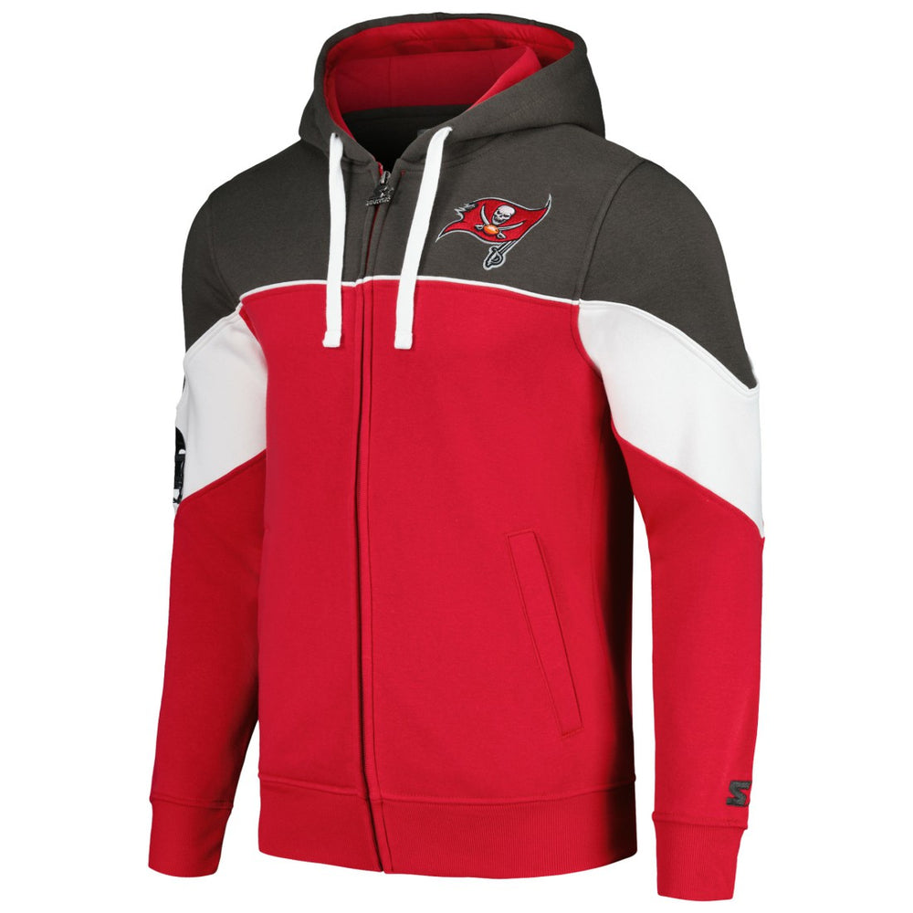 Tampa Bay Buccaneers Starter Running Back Full-Zip Hoodie - Red/Pewter sale