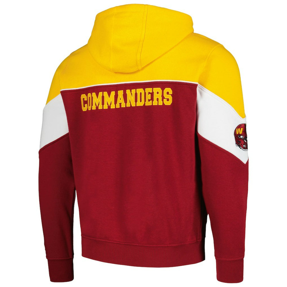 Washington Commanders Starter Running Back Full-Zip Hoodie - Burgundy/Gold sale