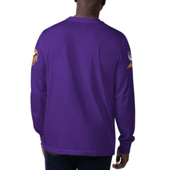 Minnesota Vikings Starter Clutch Hit Long Sleeve T-Shirt - Purple on sale