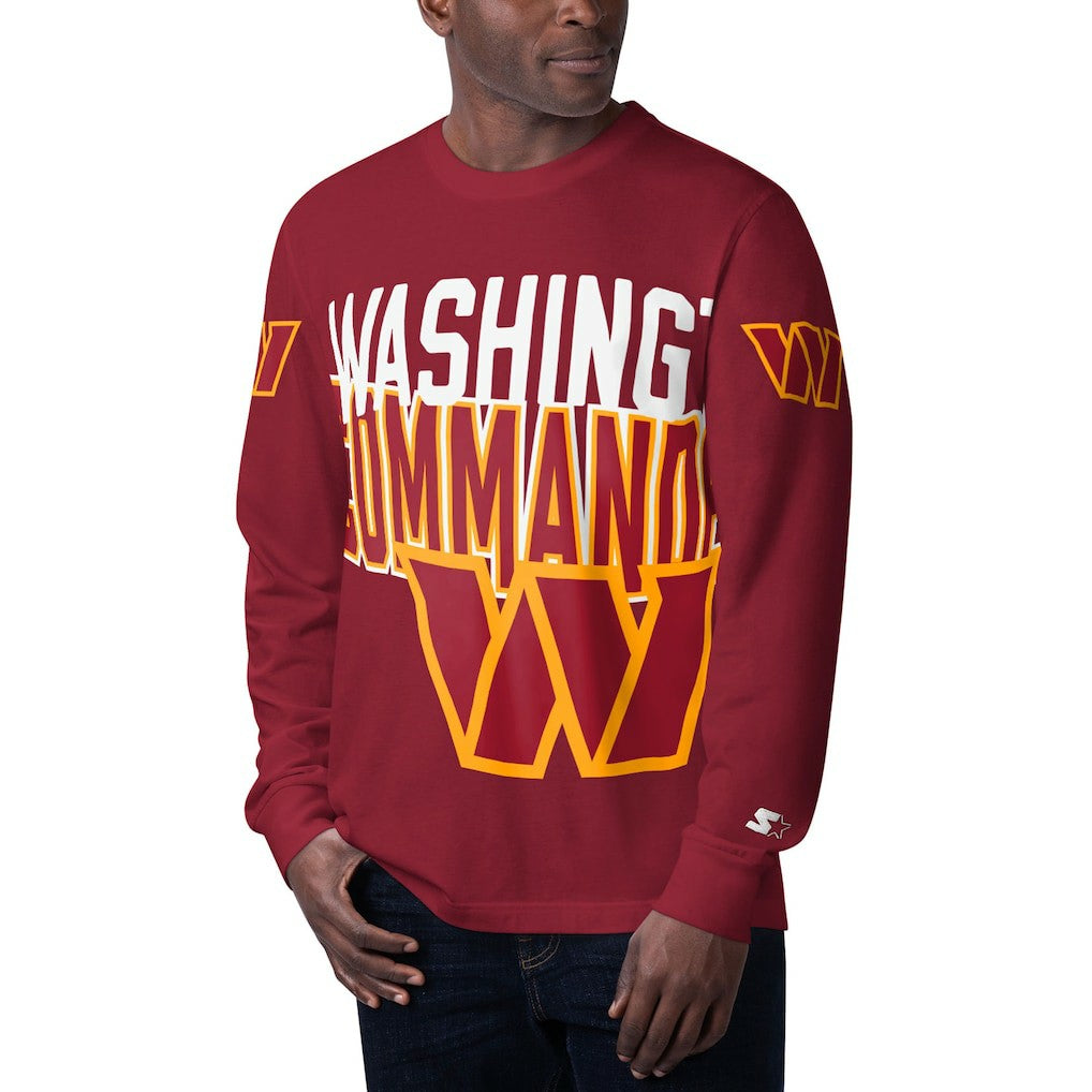 Washington Commanders Starter Clutch Hit Long Sleeve T-Shirt - Burgundy outlet