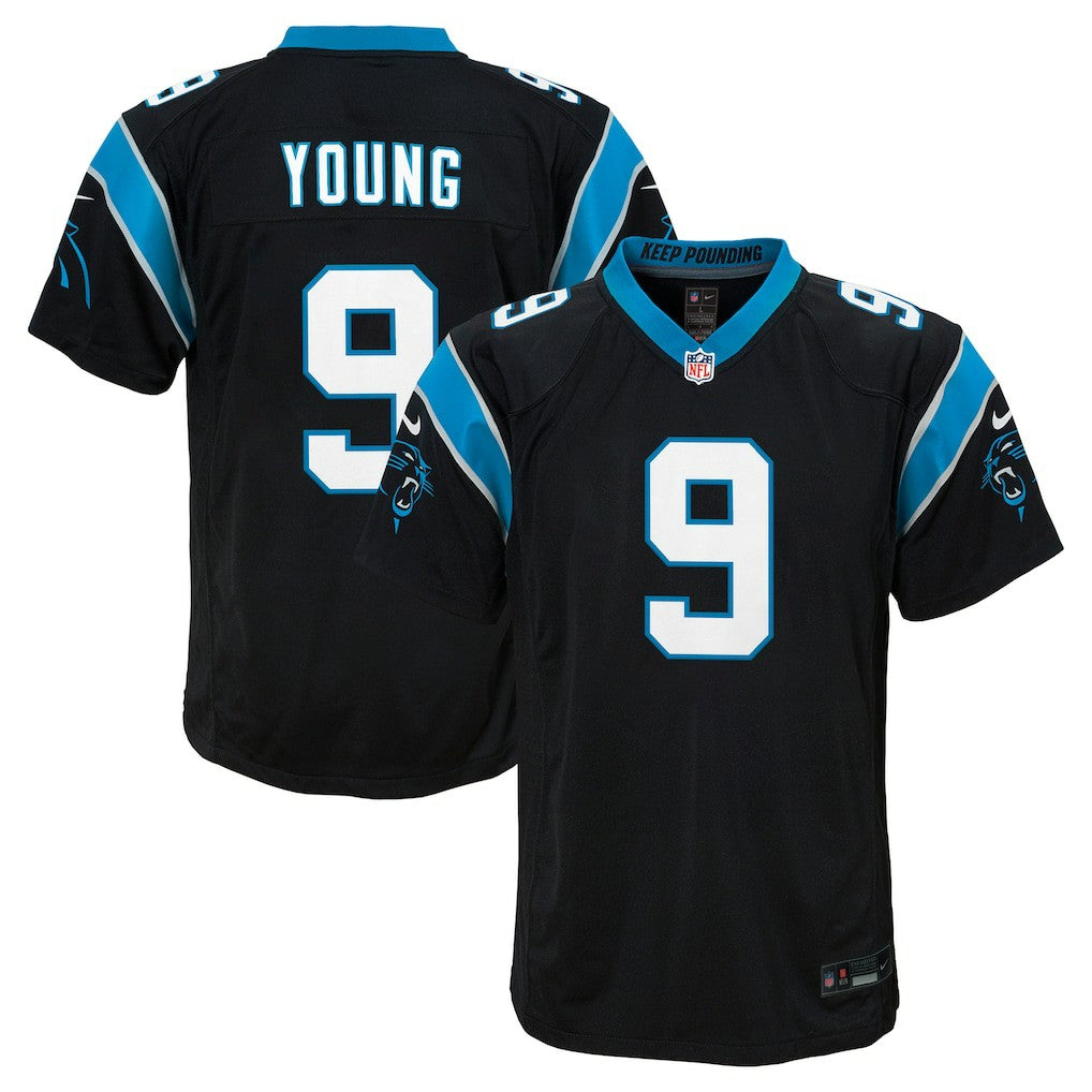 Bryce Young Carolina Panthers Youth Game Jersey - Black online