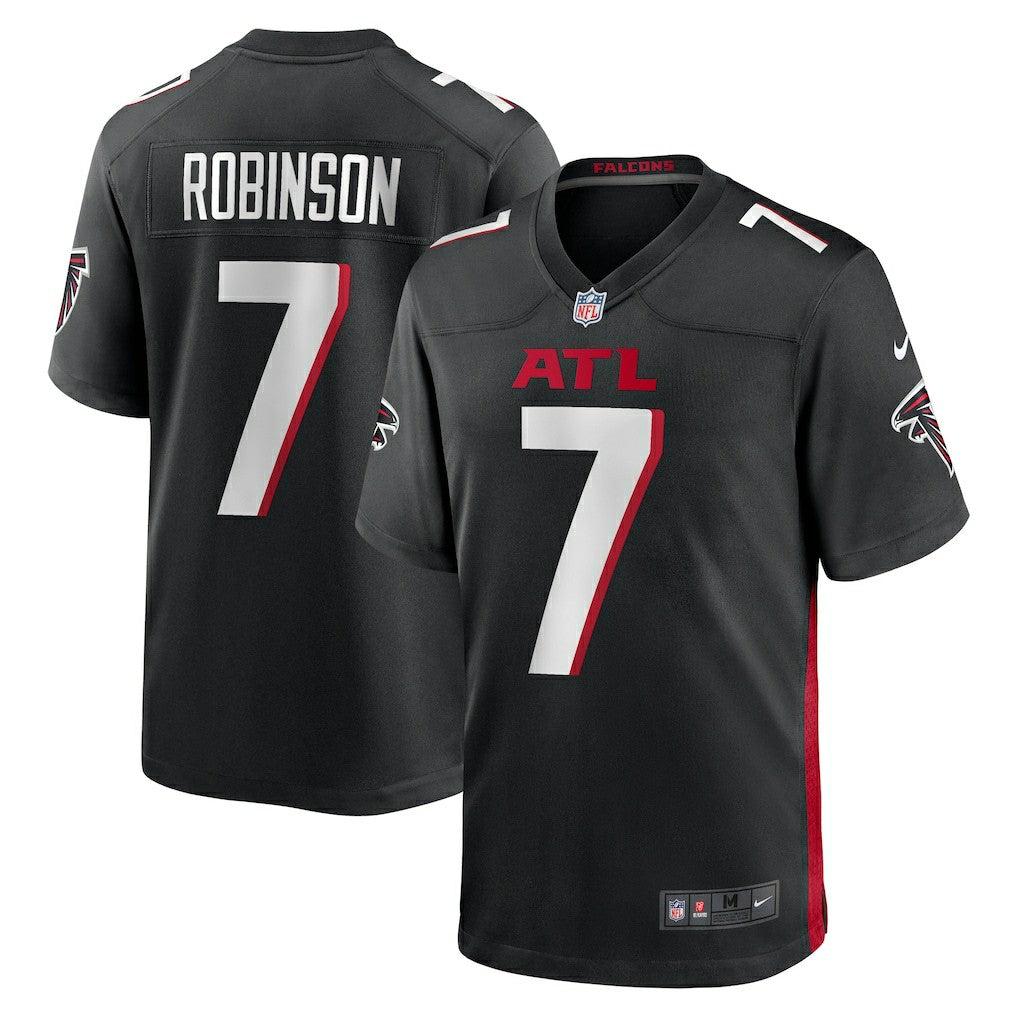 Bijan Robinson Atlanta Falcons Youth Game Jersey - Black sale