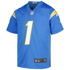 Quentin Johnston Los Angeles Chargers Youth Game Jersey - Powder Blue discount