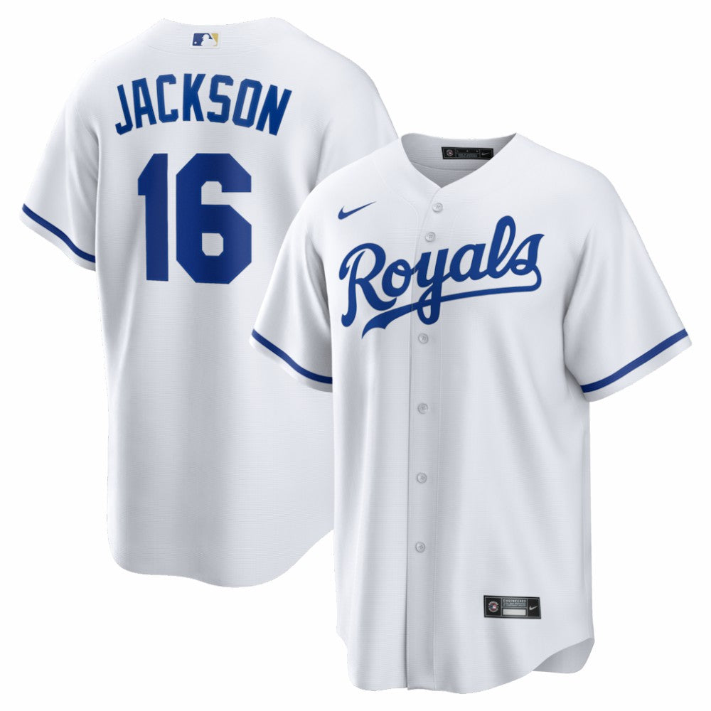 Bo Jackson Kansas City Royals Home Retired Player Replica Jersey White