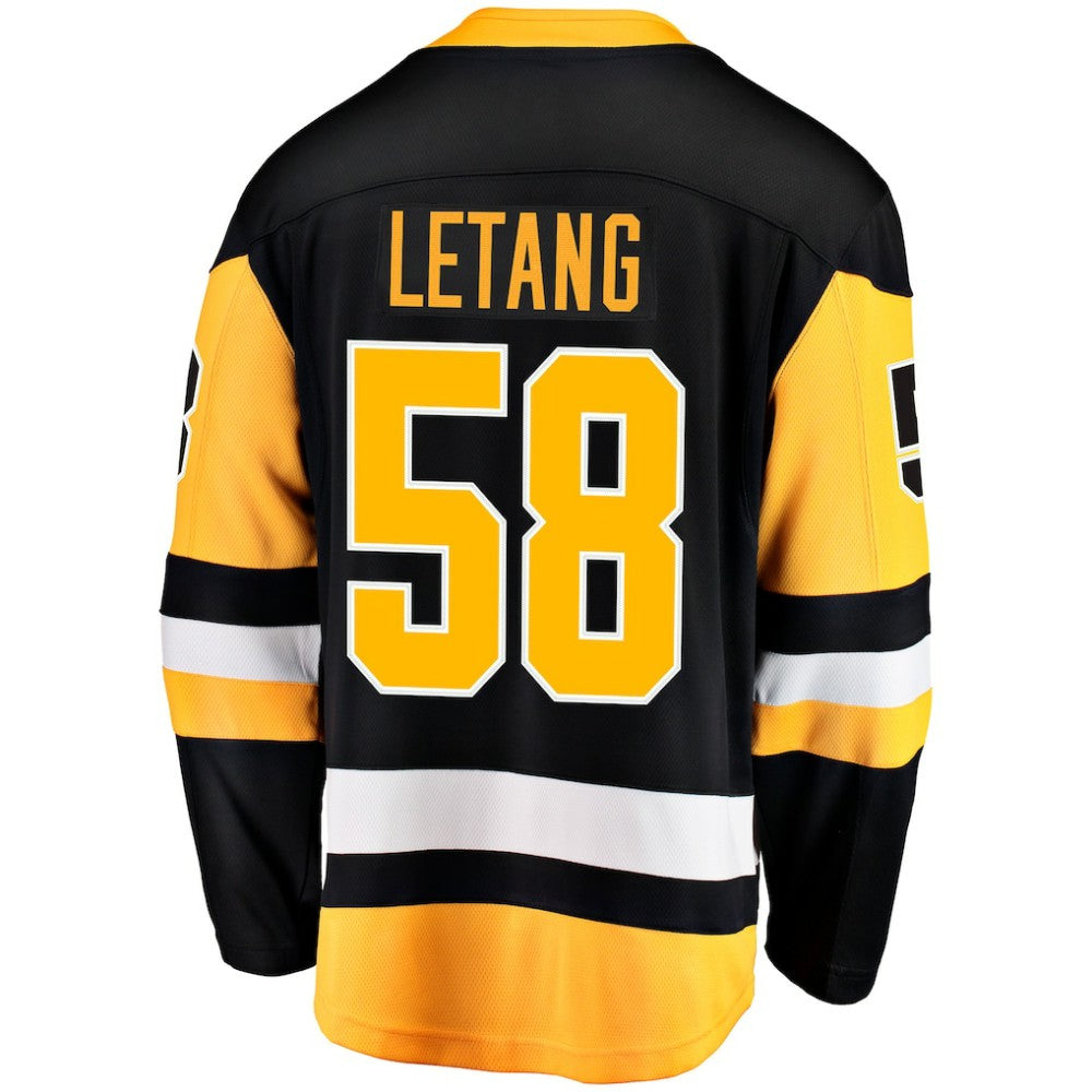 Kris Letang Pittsburgh Penguins Fanatics Home Breakaway Jersey - Black Jerseys