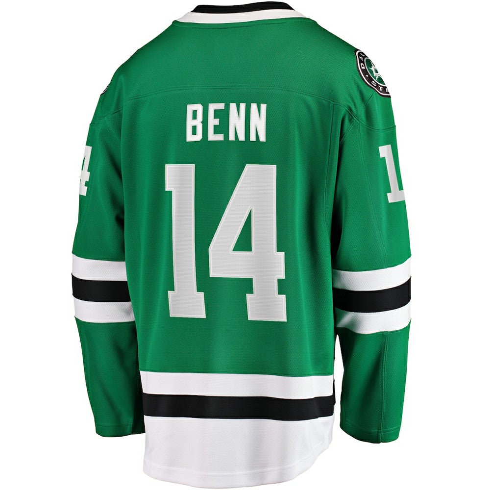 Jamie Benn Dallas Stars Fanatics Captain Patch Home Breakaway Jersey - Kelly Green Jerseys