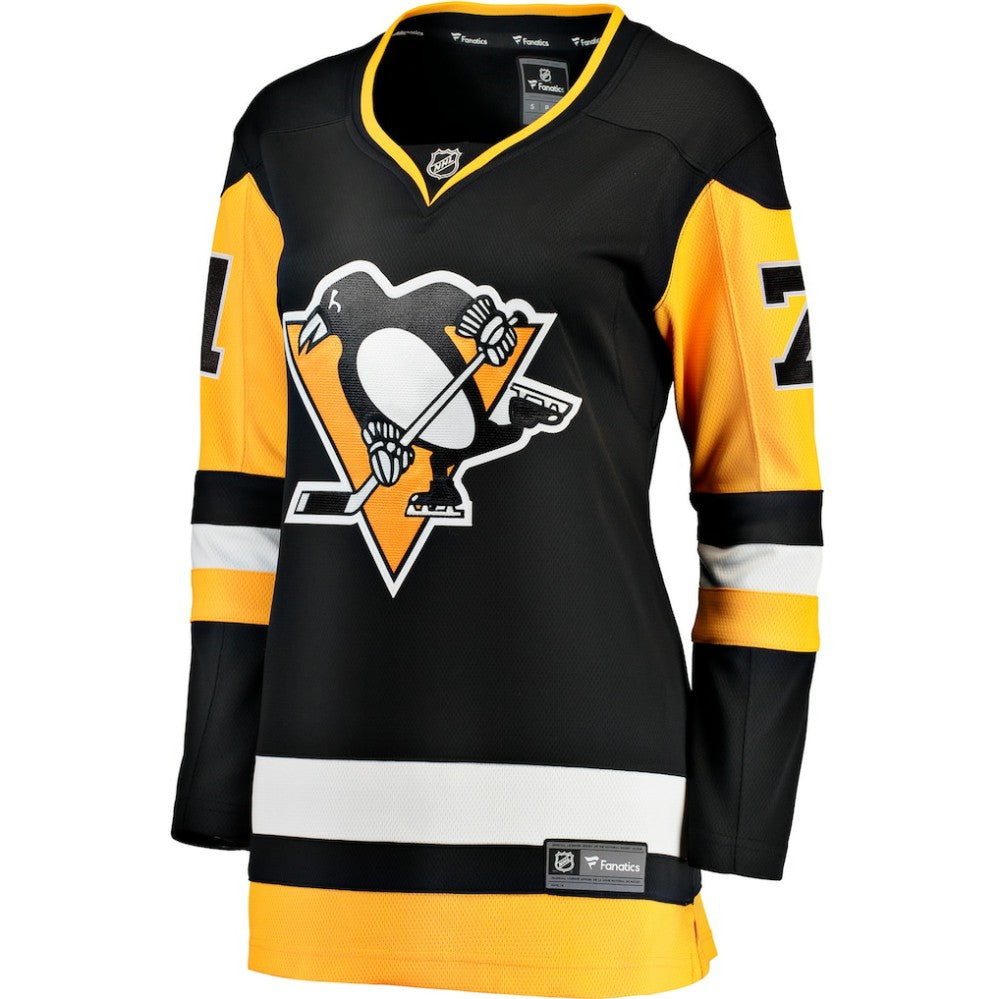 Evgeni Malkin Pittsburgh Penguins Fanatics Women's Home Breakaway Player Jersey - Black Jerseys