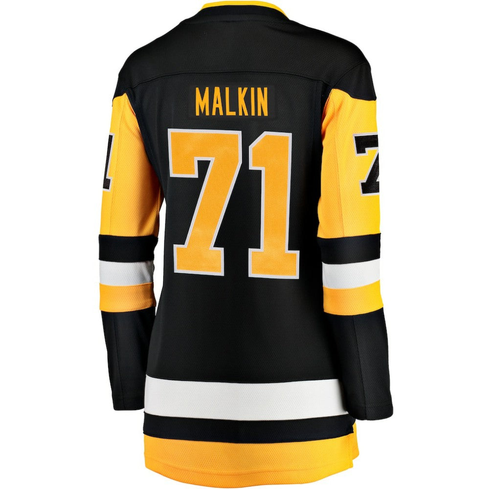 Evgeni Malkin Pittsburgh Penguins Fanatics Women's Home Breakaway Player Jersey - Black Jerseys