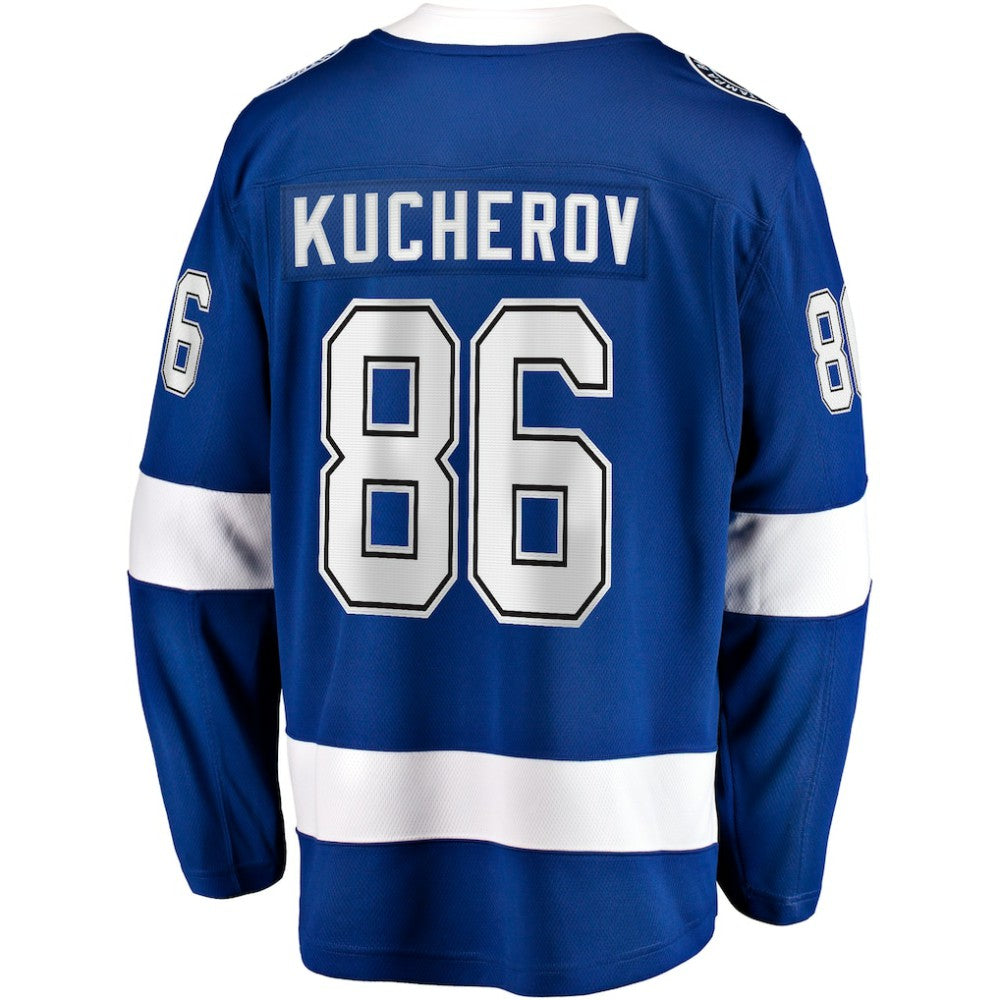 Nikita Kucherov Tampa Bay Lightning Fanatics Home Breakaway Jersey - Blue Jerseys