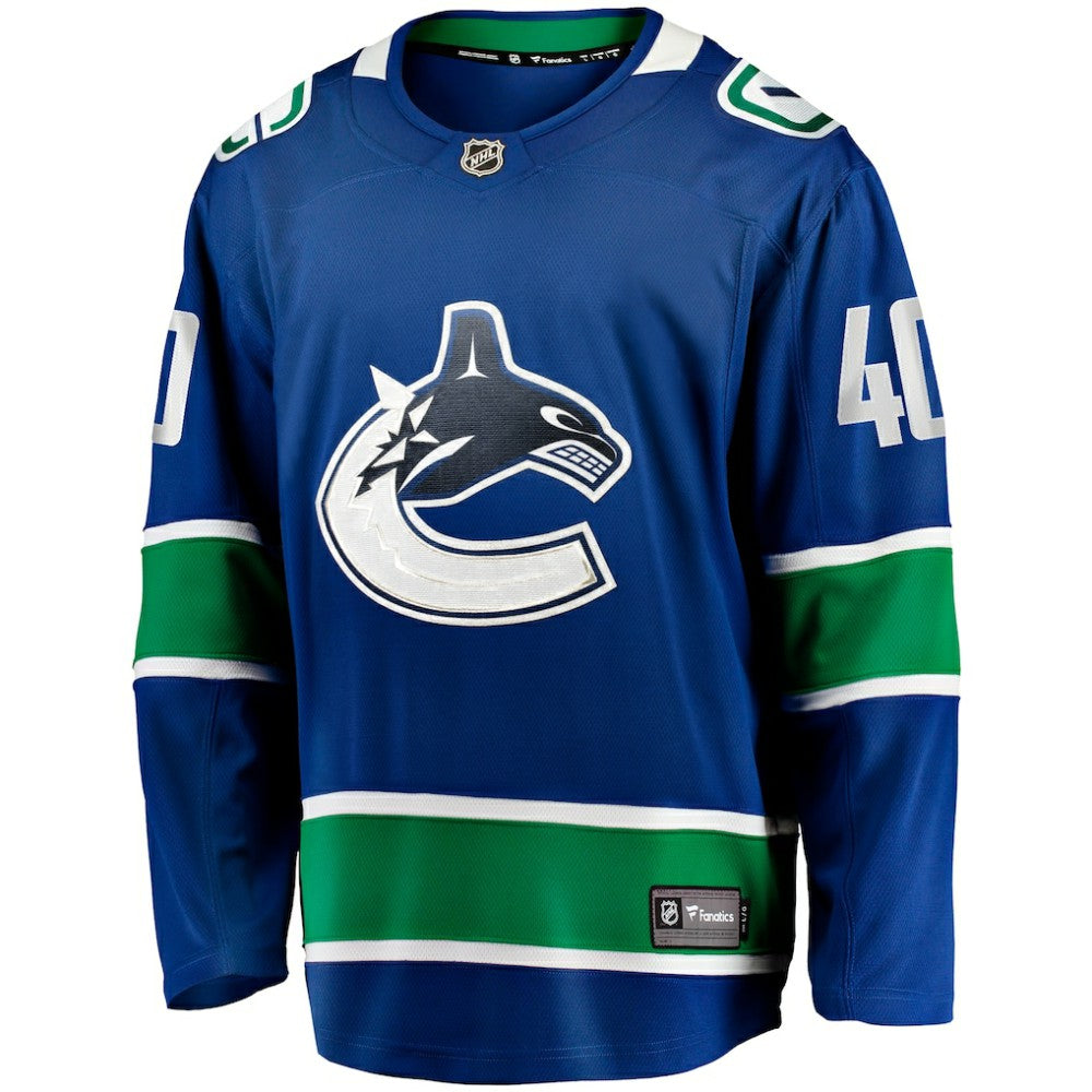 Elias Pettersson Vancouver Canucks Fanatics Home Breakaway Jersey - Blue Jerseys