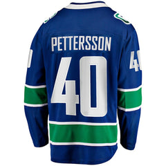 Elias Pettersson Vancouver Canucks Fanatics Home Breakaway Jersey - Blue Jerseys