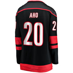 Sebastian Aho Carolina Hurricanes Fanatics Women's Home Breakaway Player Jersey - Black Jerseys
