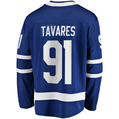 John Tavares Toronto Maple Leafs Fanatics Captain Patch Home Breakaway Jersey - Blue Jerseys