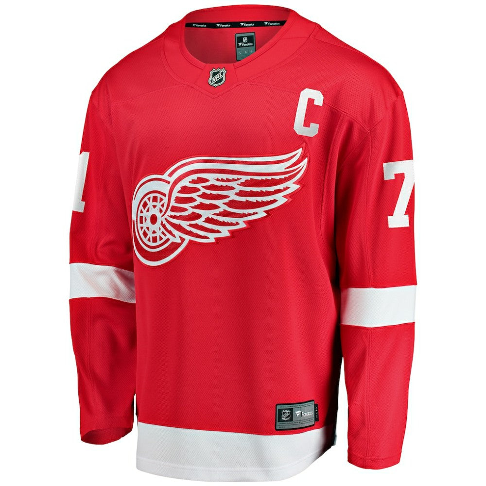 Dylan Larkin Detroit Red Wings Fanatics Branded Captain Home Breakaway Jersey - Red Jerseys