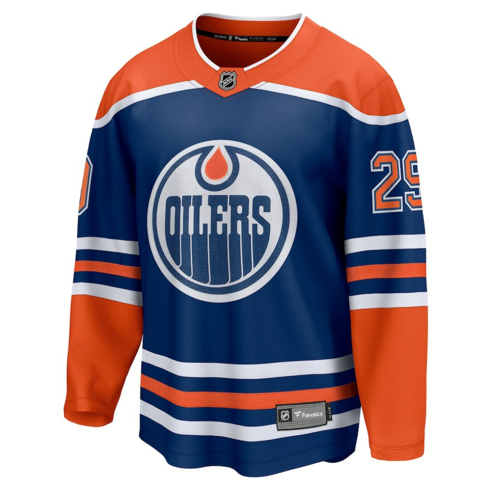 Leon Draisaitl Edmonton Oilers Fanatics Home Breakaway Jersey - Royal Jerseys