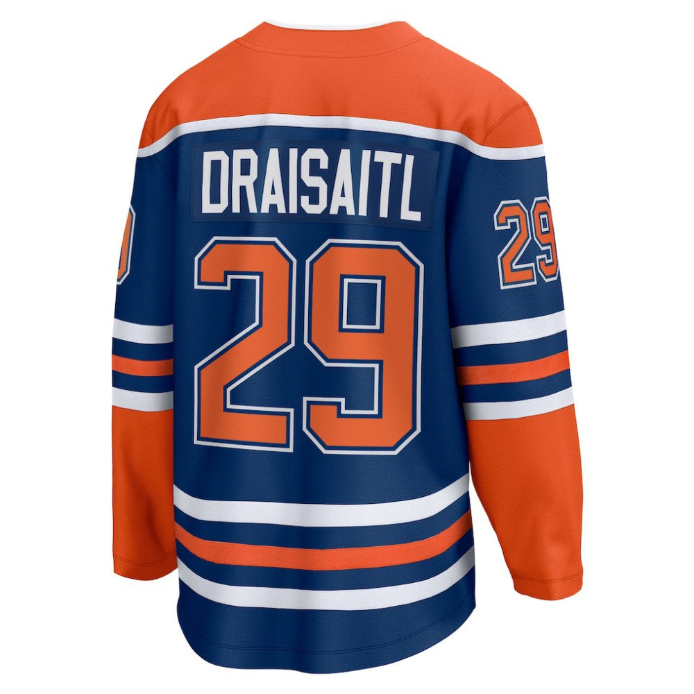 Leon Draisaitl Edmonton Oilers Fanatics Home Breakaway Jersey - Royal Jerseys