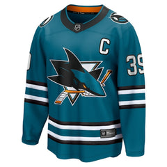 Logan Couture San Jose Sharks Fanatics Home Breakaway Jersey - Teal Jerseys