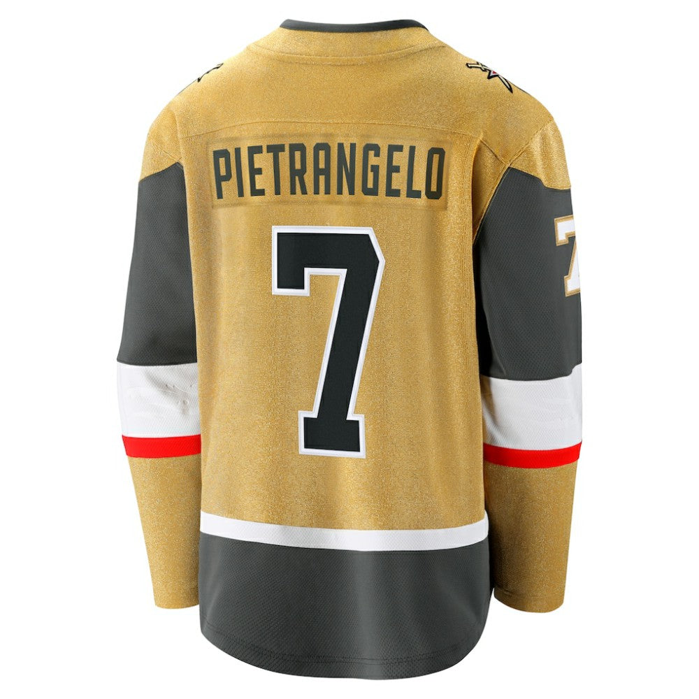 Alex Pietrangelo Vegas Golden Knights Fanatics Home Breakaway Jersey - Gold Jerseys