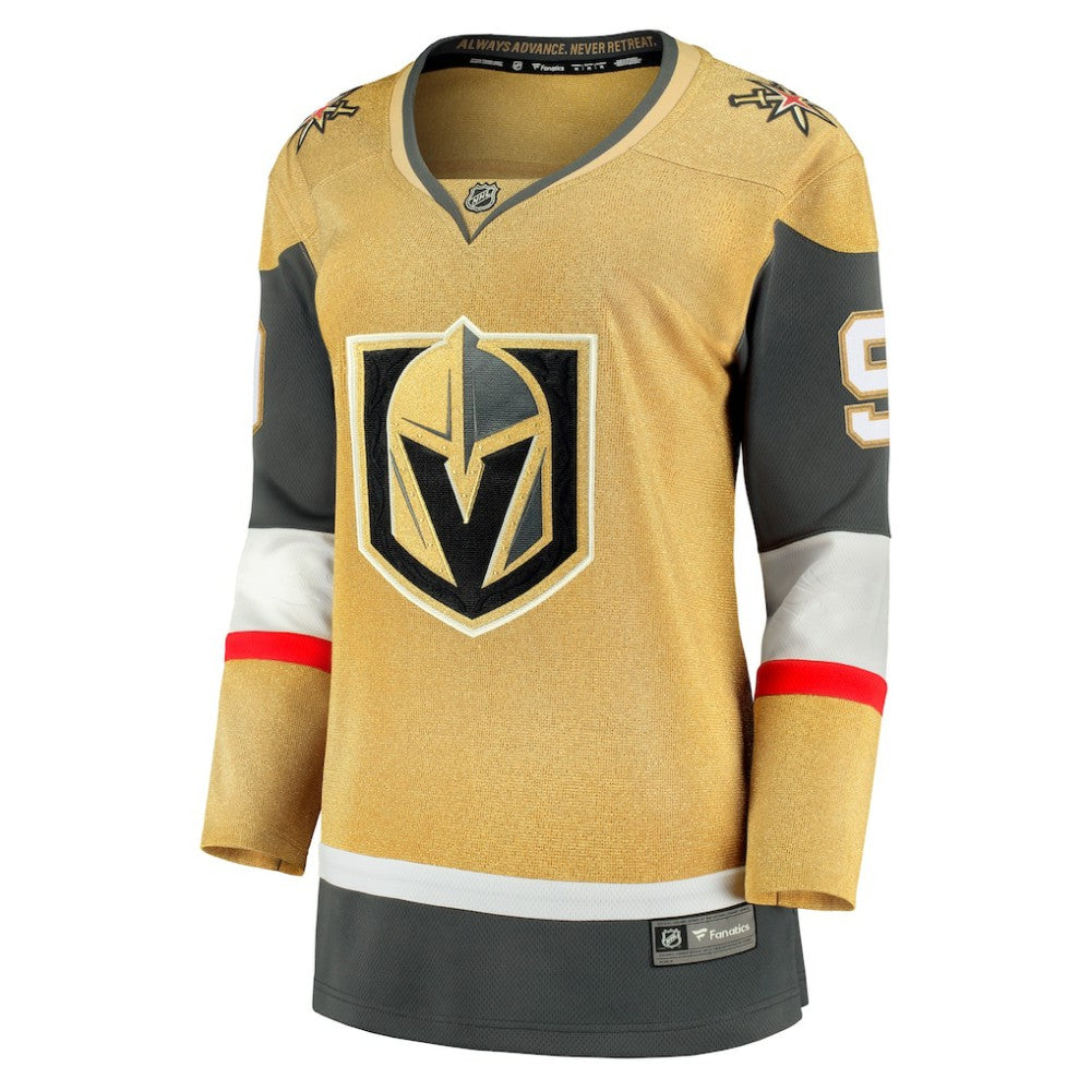 Jack Eichel Vegas Golden Knights Fanatics Women's Home Breakaway Player Jersey - Gold Jerseys