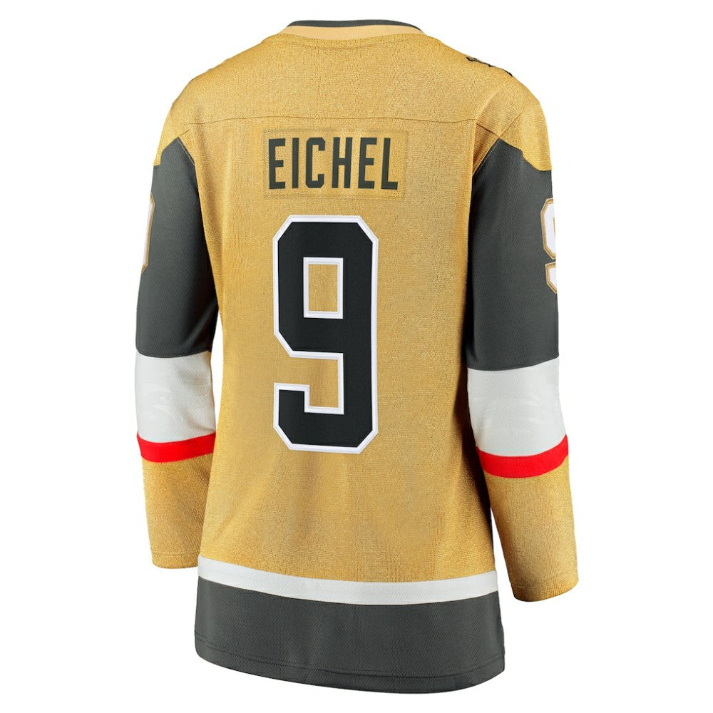 Jack Eichel Vegas Golden Knights Fanatics Women's Home Breakaway Player Jersey - Gold Jerseys