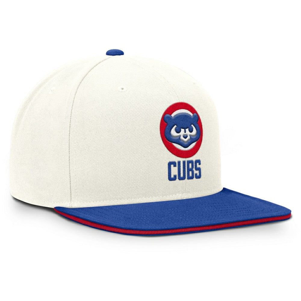 Chicago Cubs Cooperstown Pro Dri-FIT Snapback Hat Cream/Royal