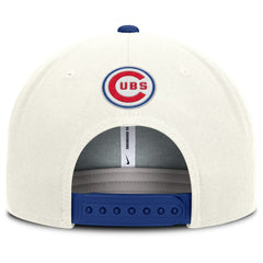 Chicago Cubs Cooperstown Pro Dri-FIT Snapback Hat Cream/Royal