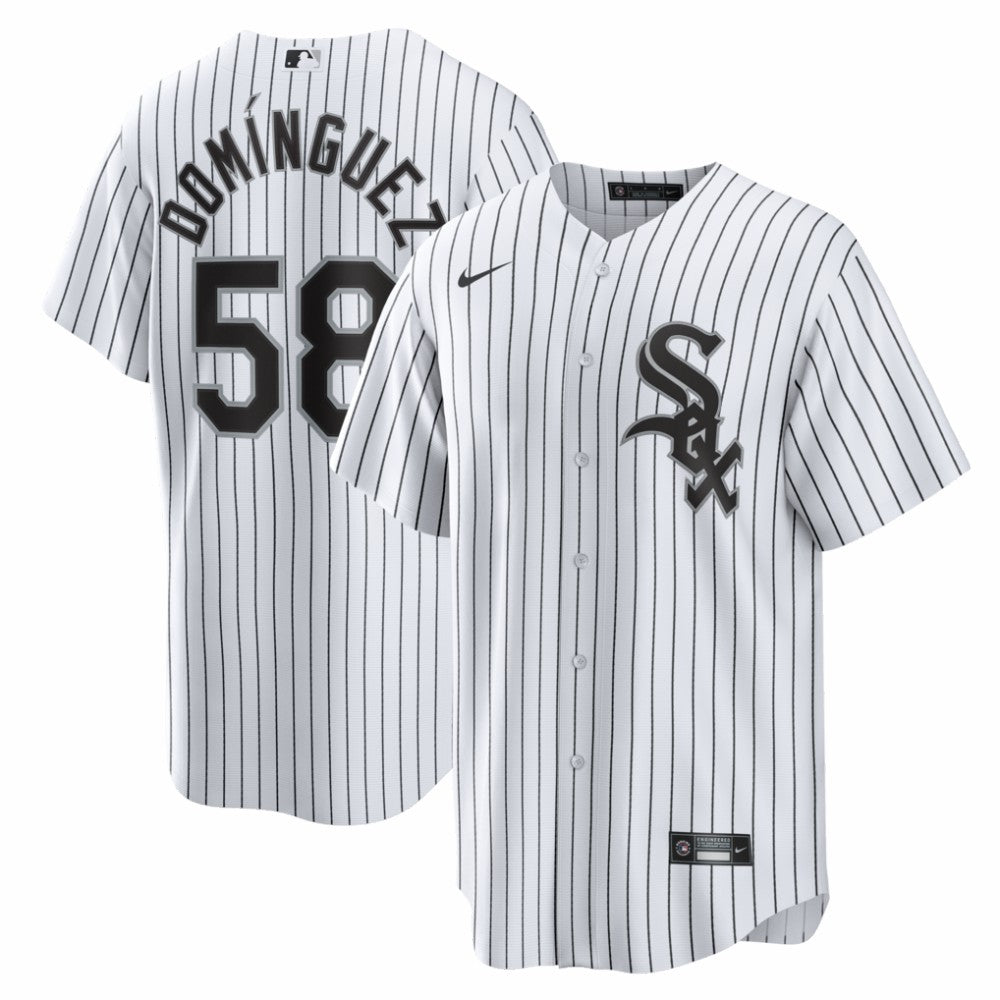 Seranthony Domínguez Chicago White Sox Home Replica Jersey White
