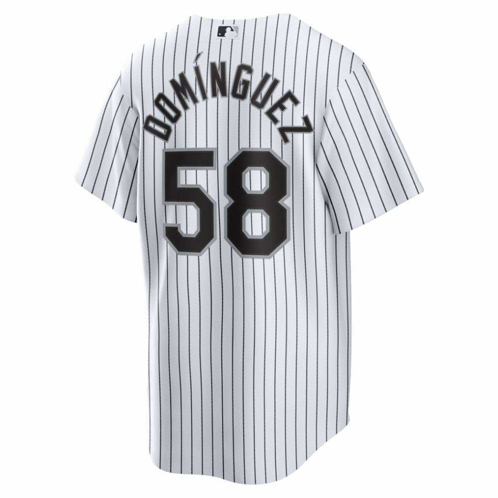 Seranthony Domínguez Chicago White Sox Home Replica Jersey White