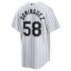 Seranthony Domínguez Chicago White Sox Home Replica Jersey White