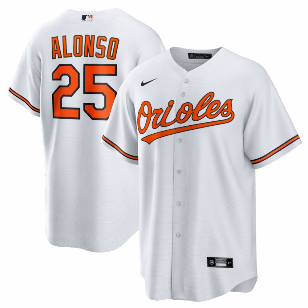 Pete Alonso Baltimore Orioles Home Replica Jersey White