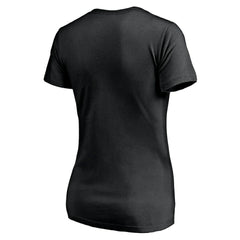 Golden State Warriors Women's Primary Logo V-Neck T-Shirt sale - Black cheap