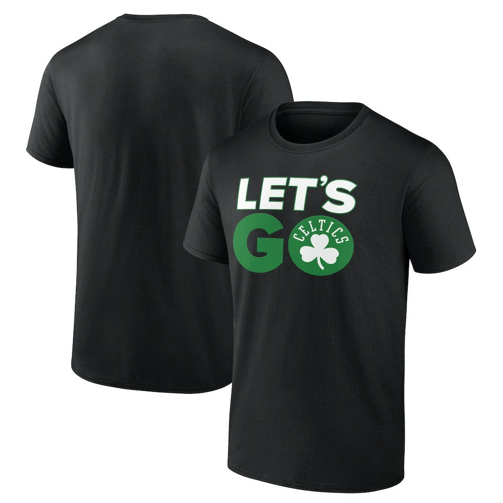 Boston Celtics Hometown Collection Let's Go T-Shirt - Black on sale