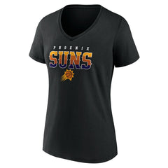 Phoenix Suns Women's Hometown Collection Sunrise V-Neck T-Shirt - Black on sale