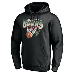 Milwaukee Bucks Balanced Floor Pullover Hoodie - Black shop